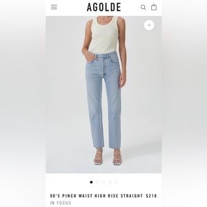 Agolde 90s pinch waist